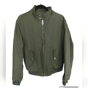 Kired olive green mens bomber jacket